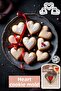 3 Size Stainless Steel Cookie Mold with Heart Valentines Day Cookie Mold Heart Cookie Mold