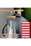 2 Pcs 8-Hook Brown Wooden Clothes Scarf Tie Belt Bag Hanger Mit1220 - 7