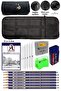 A3 Ring Binder Sketchbook Monalisa Spiral Charcoal Roller Pen Holder Black 24 Compartment Graduated Pen Lake