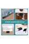 Steel Clamp Clip 19 mm 12 Pieces 1 Pack Metal Peg Binder Clips Clamp 30 Page Capacity Multi-Purpose - 5