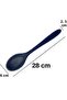 Ivory Hard Tip Heat Resistant Fireproof Non-Stick Silicone Spoon 28 Cm-20 Cm/Short Spoon 22 cm - 3