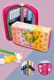 مقلمة صبار Kawaii نمط Orginazer حامل قلم ثلاثة مقصورة