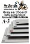 A3 Cardboard Gray 2 mm 10 Pcs 1 Pack 29.7X42 cm A-3 Cardboard 2.0 mm Thickness A-3 Cardboard