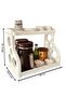 Countertop Tea Coffee Spice Rack Organizer 2-Tier Organizer White - 5