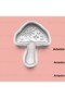 Set of 4 Cookie Molds and Fondant Molds with Mushroom Figures - 3