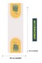Vase Flower Bohemian Pattern Special Design Runner Printed Decorative Beige Tablecloth Modern Home Decoration - 2