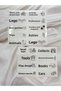 Toy Cabinet Category Label - Toy Box Organizer Transparent Label Black Printed - 18 Pieces