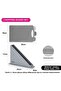 3-Piece Chopping Index Board Set Grey 31x19.5cm - 3