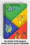 Pokemon Design A5 Spiral Hard Cover Notebook 120 Sheets