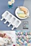 Silicone Ice Cream Mold and 50 Pieces of Ice Cream Sticks Practical Ice Cream Silicone Mold - 4