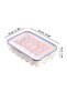 Set of 2 Leak-Proof Locking Ice Trays with 21 Compartments - Airtight Ice Box with Lid - Vacuum Ice Container - 6