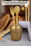 Countertop Spoon Holder Modern Countertop Spoon Holder Decorative Vertical Spoon Holder Antique Gold Color Model 13 - 4