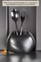 Countertop Spoon Holder Modern Countertop Spoon Holder Decorative Vertical Spoon Holder Silver Antique Color Model 22 - 5
