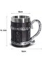 Viking Vintage 600ml Barrel Stainless Steel Embossed Mug Cup - 4