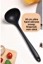 30cm Ultra-Hard Silicone Scoop - Soup Food, Fireproof and Non-Stick Pan Anti-Scratch
