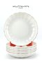 20 cm Wide Gold Mesh Bonnet Luz Series - Pit Dinner Plate Set of 6