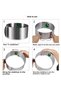 Cake And Pastry Stainless Round Clamp Adjustable Circle 16/30 Cm Height 9 Cm - 5