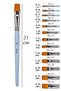 Professional Oil Paint Brush - No:18 1 Piece Synthetic Bristle Acrylic Art and Hobby Brush