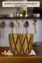Countertop Spoon Holder Modern Countertop Spoon Holder Decorative Vertical Spoon Holder Antique Gold Color Model 18 - 3