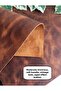 (Writing Name) Jumbo Size Pen Holder / Multi-Purpose Bag - Handmade Genuine Leather - 5