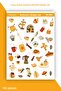 Cozy Mode Autumn Hygge Sticker Set 195 Pieces Decal Label for Agenda, Notebook, Planner - 5
