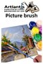Art Brush 30Pcs Synthetic Brush Economic for Watercolor Acrylic Paint Gouache Paint Oil Paint Art Painting - 7