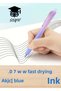 0.7mm gel ballpoint pen fluent fast drying blue color ink wri̇tech american brand silent pen - 3