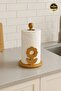 Bamboo Vertical Napkin Holder, Flower Figured Napkin Holder