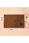 Vintage Brown Leather Pen Holder Treasure Map Nautical Pen Box Compass Pen Box Gift - 2