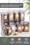 Mega Set of 12 - 3.5 Liter Food Storage Container with Lena Label - Pantry Cabinet Organizer Pulses Container - 2
