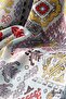 Anatolia 8 Pattern Printed Suede Runner Table Cloth - 4