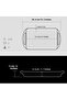 Cast Rectangular Grill Pan Cast Iron Solid Double Handle Size 22x32cm - 4