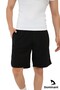 Men's Black Sports Training Casual Pocket Shorts Dmn552369 - 3