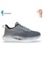 1814-29586 Anatomical Sole Knitwear Fabric Walking & Running Shoes - NKT01814-grey-45