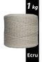 Macrame Rope Ecru Color 1 kg 3 mm Single Twist Scannable Macrame Rope