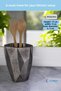 Countertop Spoon Holder Decorative Vertical Spoon Holder Cylinder Spoon Holder Antique Silver Color Model 19 - 2