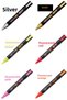 Posca Pc-5M Set of 6 Colors - Gold & Silver + Fluorescent Neon Colors - 2