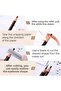 10Pcs Microblading Eyebrow Pencil Set Waterproof Tattoo Tint Enhancers with Sharpener - 5