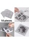 N2mt1c - 10-piece Bathroom and Kitchen Sink Odor and Pest Anti-insect Drain Filter - 3
