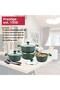 Essential Granite 10 pcs Cookware Sets  - Green - 5