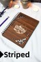 Istanbul Wooden Cover Notebook - Lined Notebook - 60 Sheets (120 Pages) - A5 15X21 cm