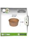 Cardboard Food Bowl Kraft 750 ml - 50 Units - 4