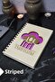 Kitchen Themed Wooden Cover Notebook - Lined Recipe Book - Agenda - School Notebook (A5 - 120 Pages)