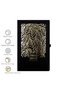 Scala Thread Stitched Hard Leather Cover 13x21 Cm 120 Sheets Notepad