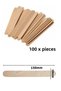 Wooden Tongue Sticks Natural 100 Pack Wide 150*18 mm Çx