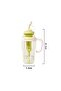 Ice Bottle - Flask with Straw Luxury Flask Water Bottle Detox Water Bottle - 5