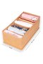4-Piece Beige Children's Room Closet Drawer Underwear Sock Organizer Honeycomb Accordion Organizer - 7
