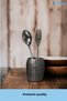 Countertop Cutlery Decorative Upright Cutlery Holder Cylinder Cutlery Holder Silver Antique Color Model 13 - 3