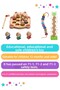 Montessori 3D Wooden Fishing Game + Montessori Wooden Caterpillar Threading Game - 3