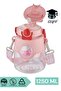 1250 ml polycarbonate school flask does not contain bpa, straw with lock lid plastic water bottle wagonlife - 2